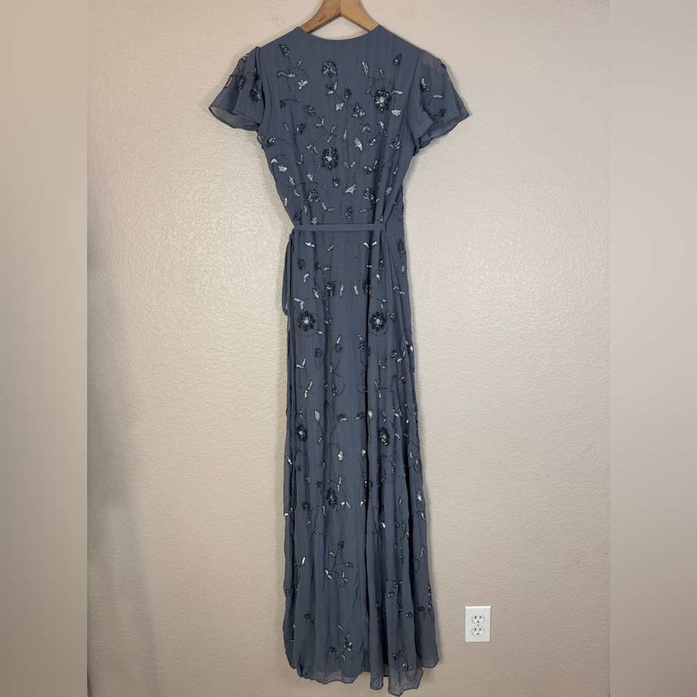 BHLDN Plymouth Hydrangea Wrap Maxi Dress - Picture 15 of 16